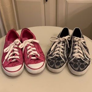 USED COACH Bundle Dee and Barrett Sneakers